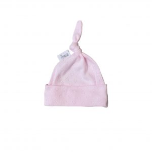 шапочка для новорожденого рожева