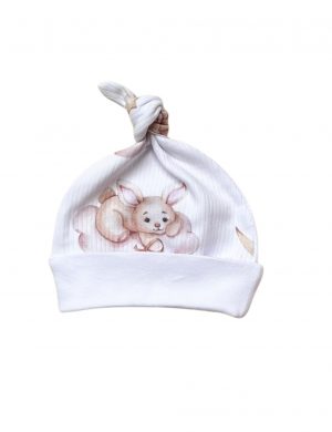 шапочка для новорожденного з вузликом