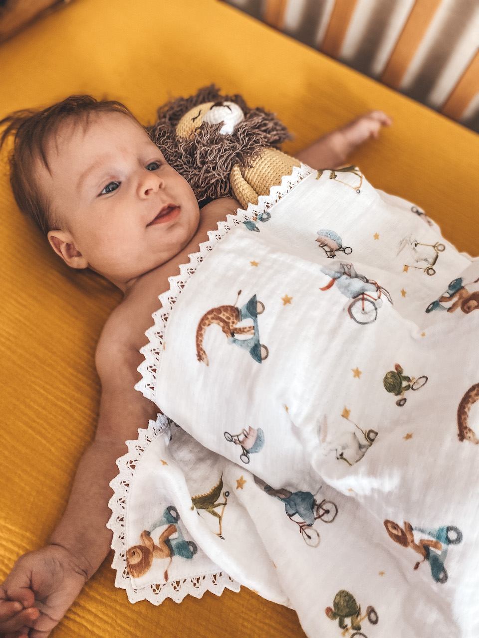 муслиновый плед для новорожденного украина